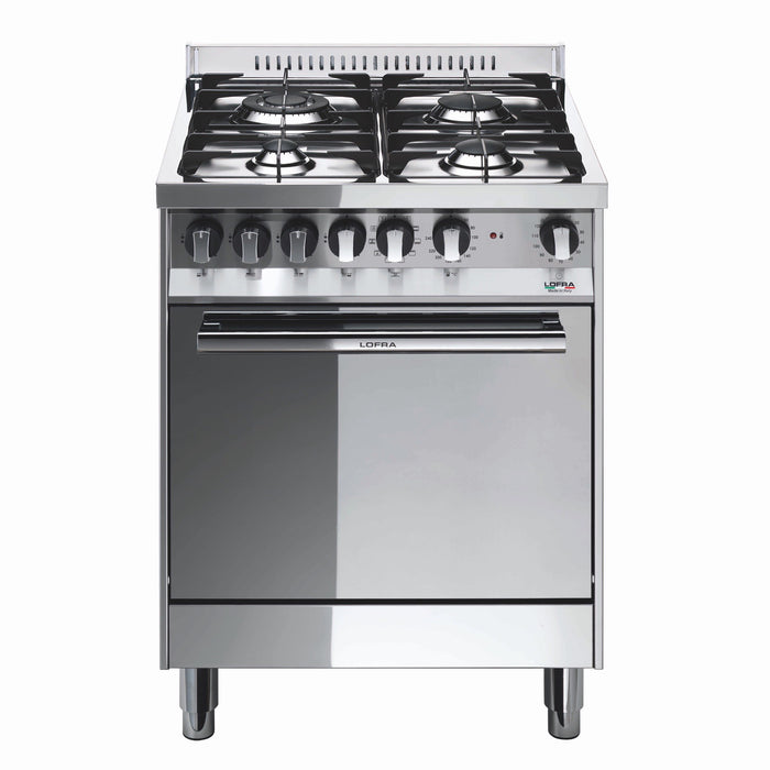 Lofra Maxima 60cm Dual Fuel Range Cooker - Stainless Steel