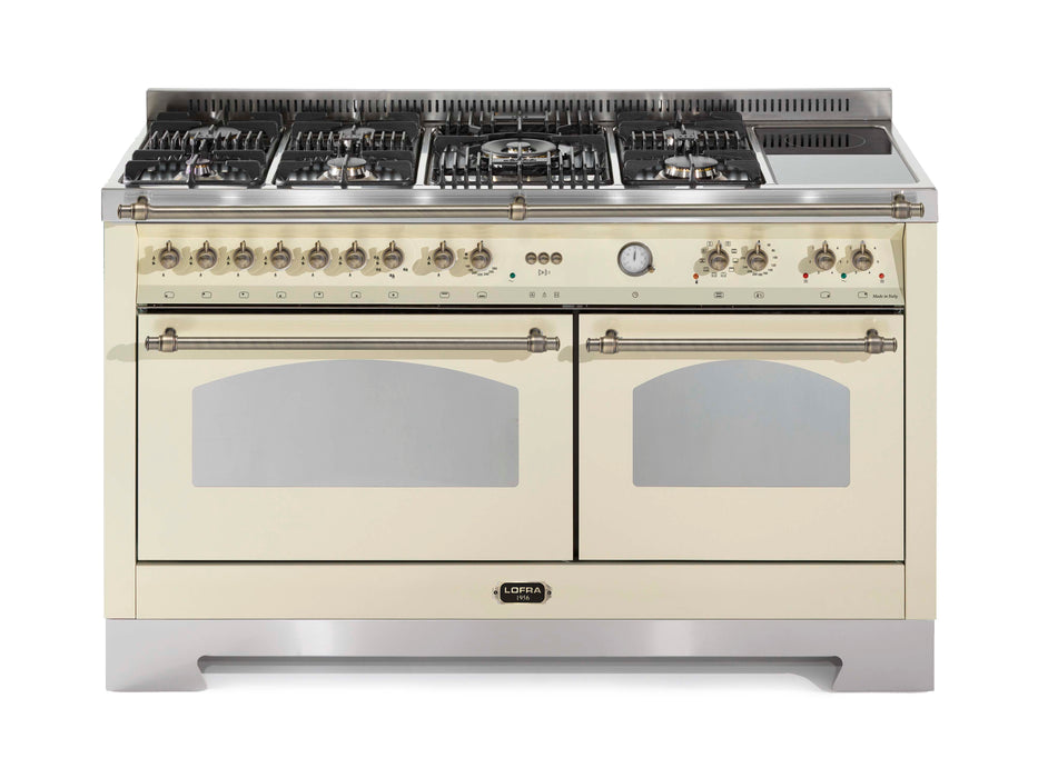 Lofra Dolcevita 150cm Mixed Burners Double Electric Oven Dual Fuel Range Cooker