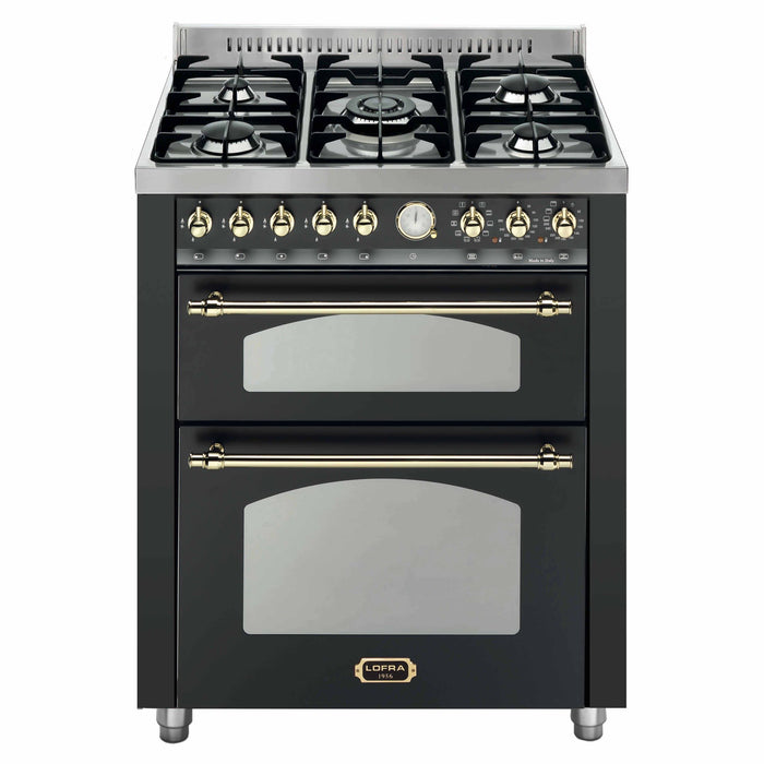 Lofra Dolcevita 70 cm Double Electric Oven Dual Fuel Range Cooker