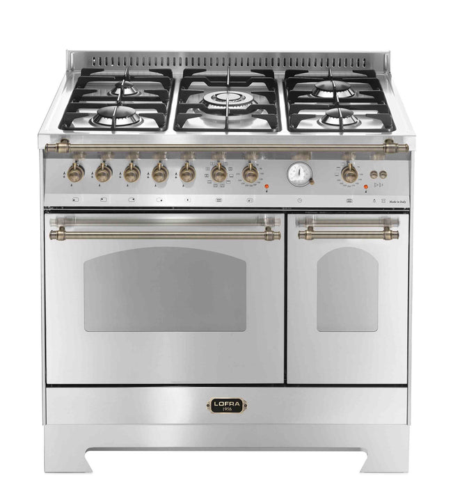 Lofra Dolcevita 90cm Double Electric Oven Dual Fuel Range Cooker