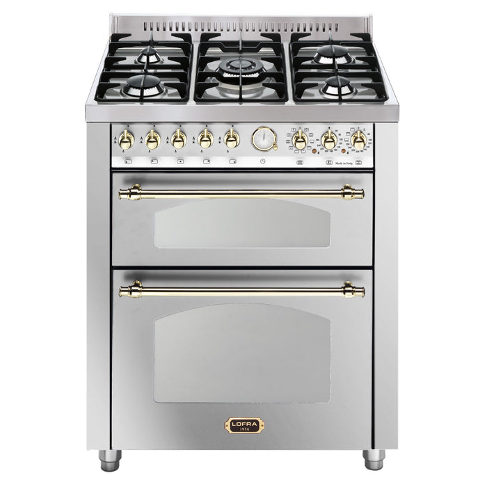 Lofra Dolcevita 70 cm Double Electric Oven Dual Fuel Range Cooker