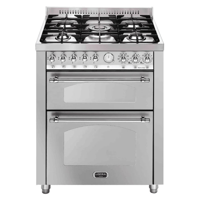 Lofra Dolcevita 70 cm Double Electric Oven Dual Fuel Range Cooker